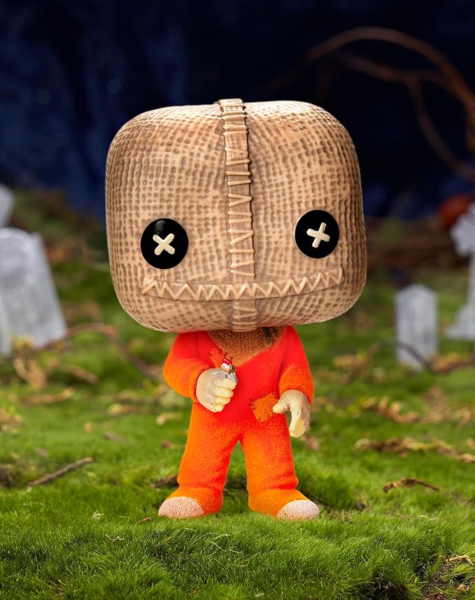 Funko Spirit Halloween Trick 'r Treat Sam with Razor Flocked POP! Figure | Horror Collectible - Figurio