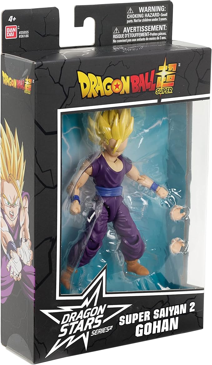 Dragon Ball Super - Dragon Stars - Super Saiyan 2 Gohan, 6.5" Action Figure - Figurio