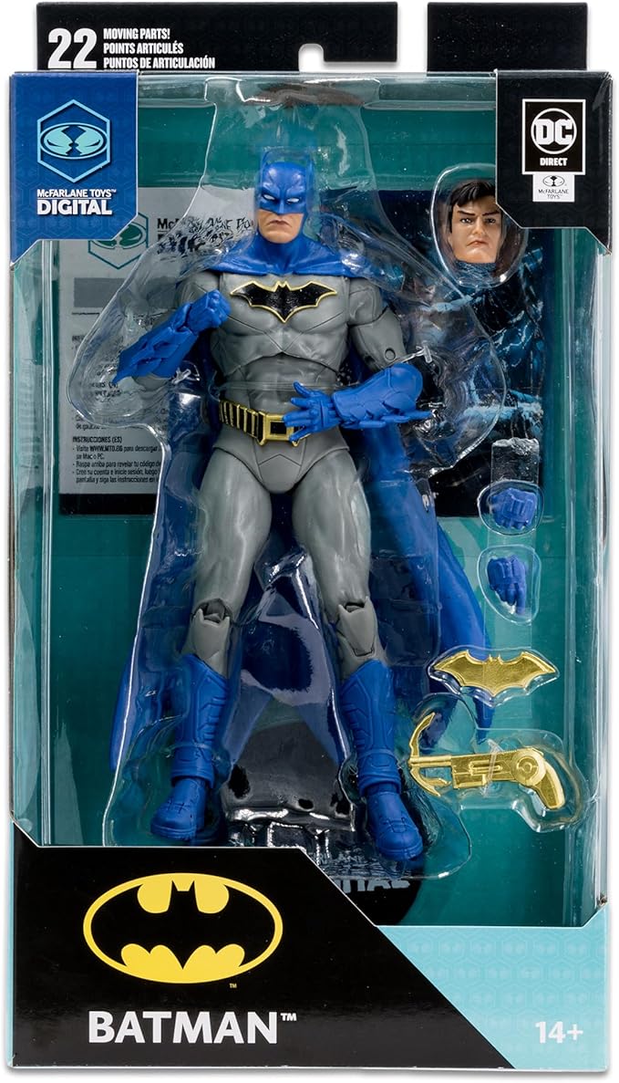 McFarlane Toys - DC Direct Batman (DC Rebirth) 7in Action Figure with Digital Collectible - Figurio