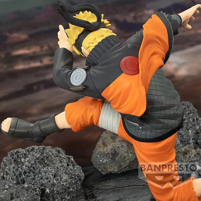 Banpresto - Naruto Shippuden - Uzumaki Naruto IV, Bandai Spirits Vibration Stars Figure - Figurio