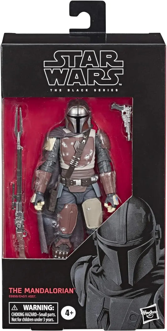 STAR WARS The Black Series The Mandalorian Toy 6" Scale Collectible Action Figure, Toys for Kids Ages 4 & Up - Figurio