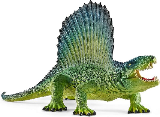 Schleich Dinosaurs, Realistic Dinosaur Figurines for Boys and Girls, Dimetrodon Toy Figurine, Green, Ages 4+ - Figurio