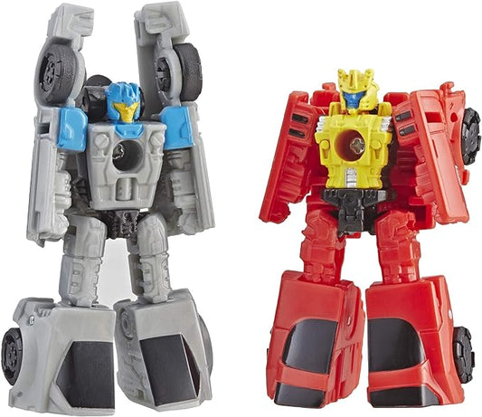 Transformers Generations War for Cybertron: Siege Micromaster Wfc-S4 Autobot Race Car Patrol 2 Pack Action Figure Toys - Figurio