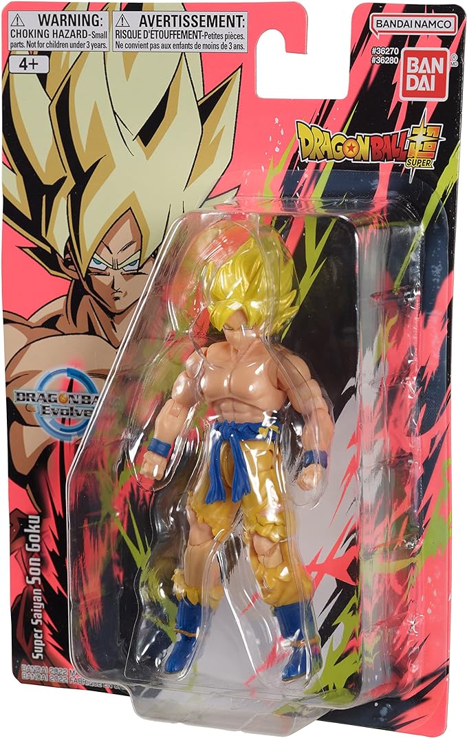 Bandai - Dragon Ball Super Evolve - 5 Super Saiyan Goku Action Figure - Figurio