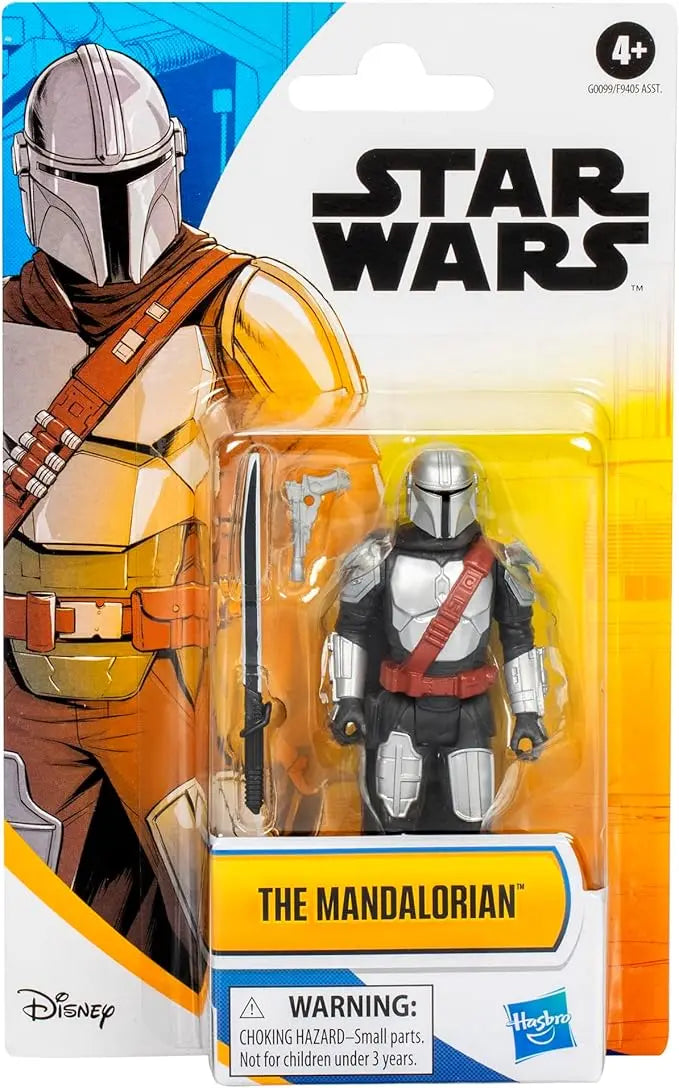 STAR WARS Epic Hero Series The Mandalorian 4-Inch Action Figure & 2 Accessories, Toys for 4 Year Old Boys and Girls - Figurio