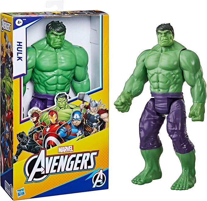 Marvel Avengers Titan Hero Series Deluxe Hulk Blast Gear 30 cm Toy Figure, for Kids Ages 4 and Up - Figurio