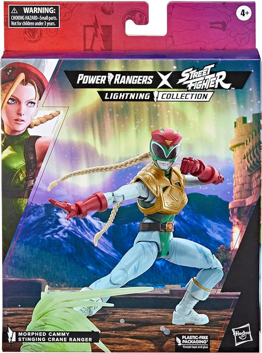 Lightning Collection Power Rangers X Street Fighter Morphed Cammy Stinging Crane Ranger Action Figure - Figurio