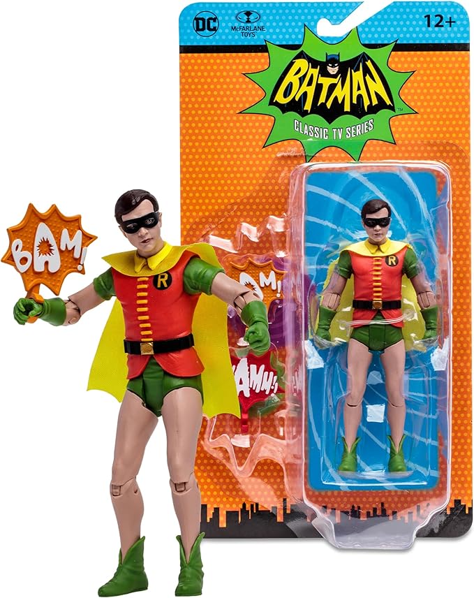 McFarlane Toys - DC Retro Robin (Batman 66') 6in Action Figure - Figurio