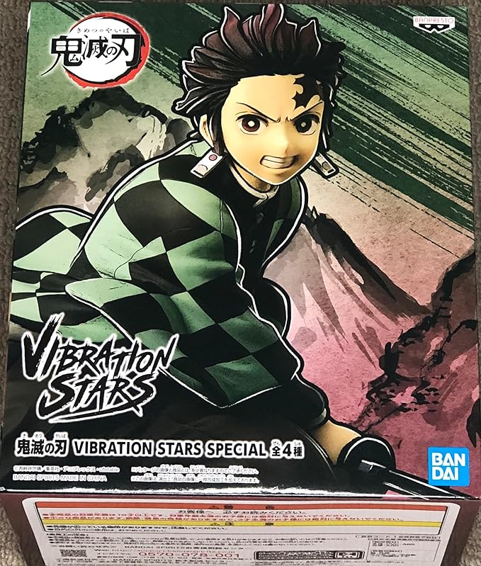 Banpresto 16373 Demon Slayer (Kimetsu no Yaiba) Vibration Stars Tanjiro Kamado Figure, multiple colors - Figurio