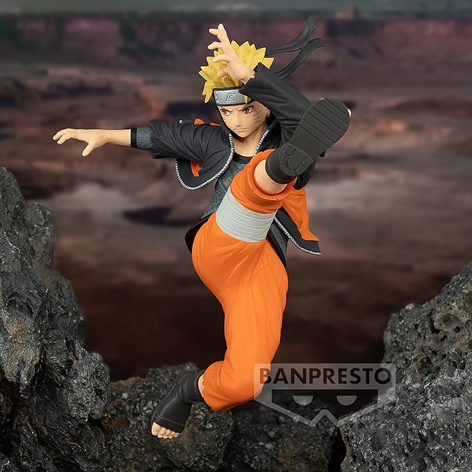 Banpresto - Naruto Shippuden - Uzumaki Naruto IV, Bandai Spirits Vibration Stars Figure - Figurio