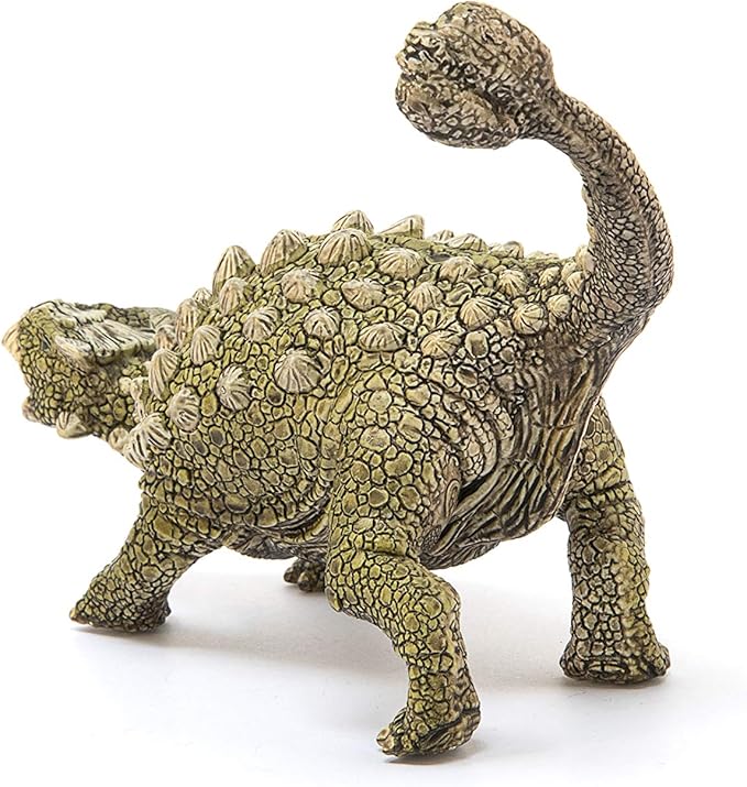 Schleich Dinosaurs Realistic Ankylosaurus Dinosaur Figure - Detailed Prehistoric Jurassic Dino Toy, Highly Durable for Education and Fun for Boys and Girls, Gift for Kids Ages 4+ - Figurio