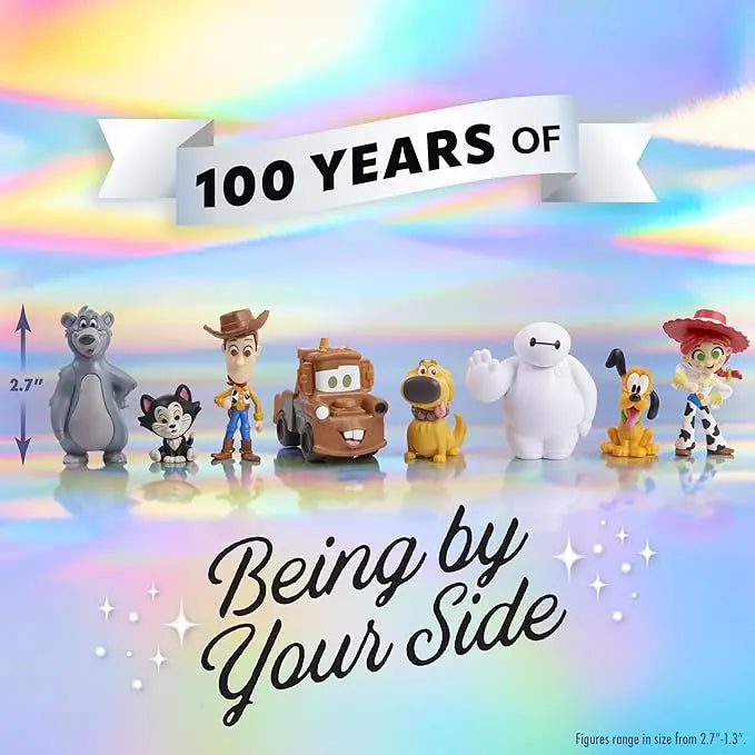 Disney100 Years of Being By Your Side, Limited Edition 8-piece Figure Set, Kids Toys for Ages 3 Up by Just Play - Figurio