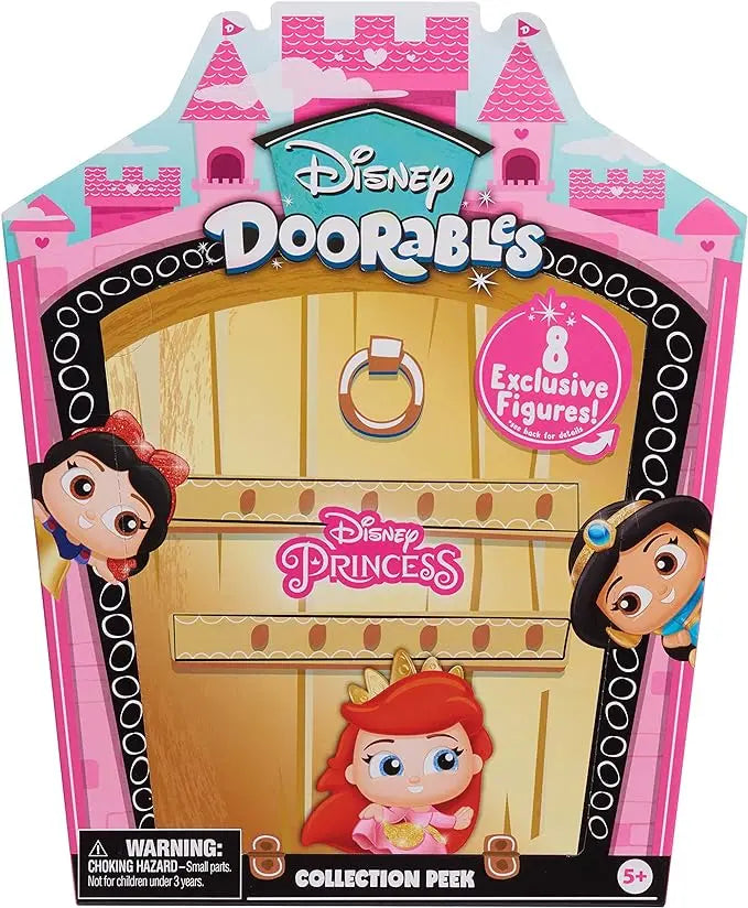 Disney Doorables Glitter and Gold Princess Collection Peek, 8 Blind Bag Inspired Figures, Officially Licensed Kids Toys for Ages 5 Up by Just Play - Figurio