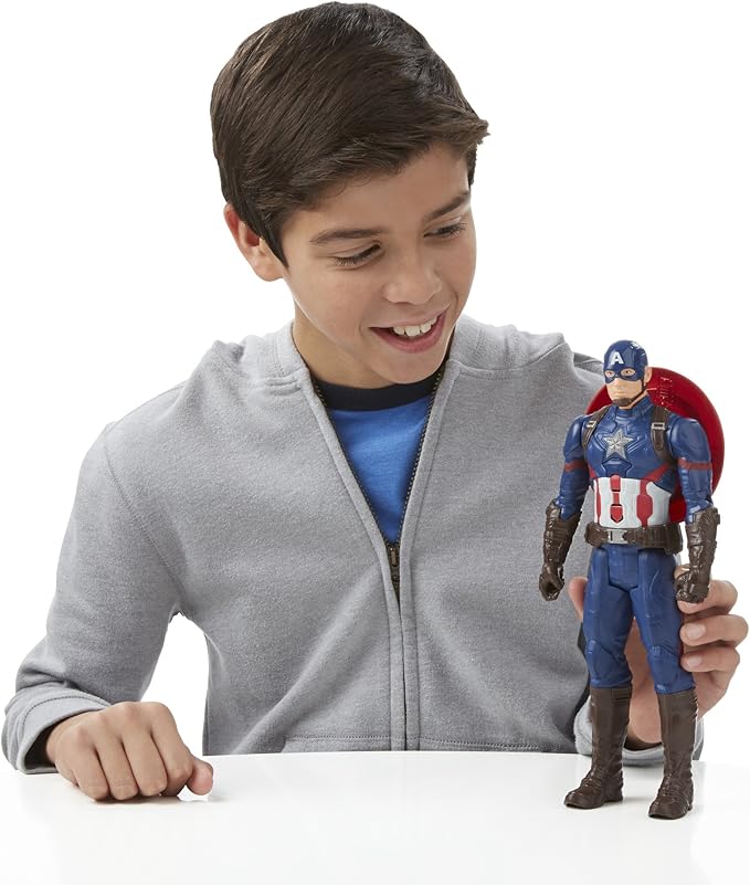 Marvel Titan Hero Series Captain America Electronic Figure - Figurio