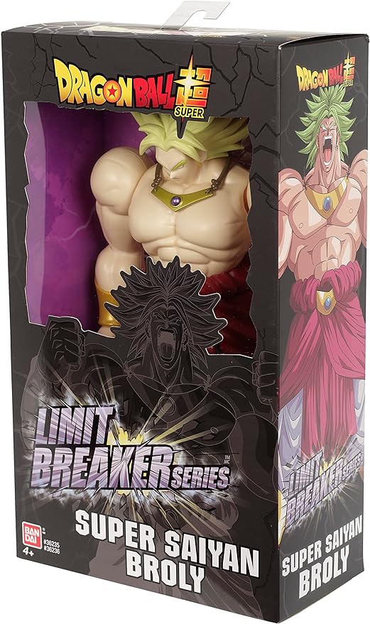 Dragon Ball Super – Super Saiyan Broly Limit Breaker 13” Figure, S1 Super Saiyan Broly, Series 1 (36236) - Figurio