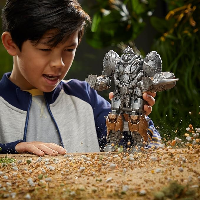 Transformers Toys Rise of The Beasts Movie, Smash Changer Rhinox Converting Action Figure for Ages 6 and up, 9-inch - Figurio