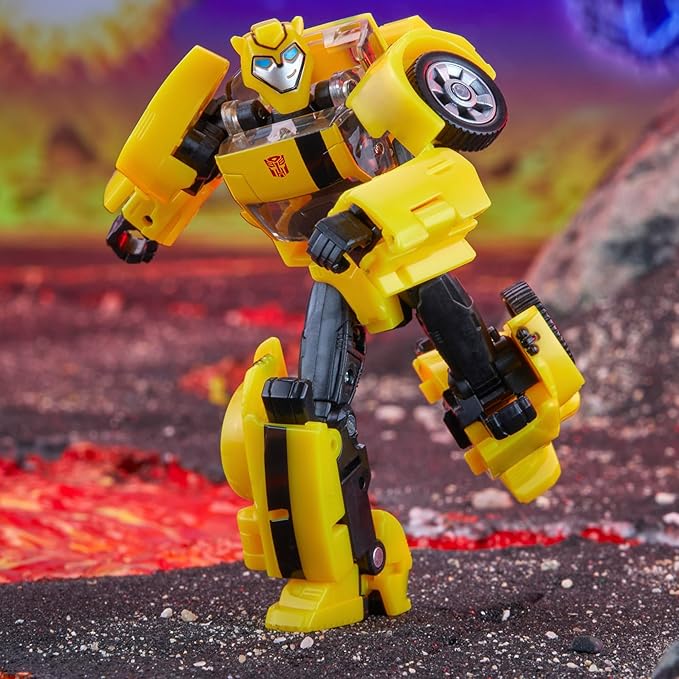 Transformers Legacy United Deluxe Class Animated Universe Bumblebee, 5.5-Inch Converting Action Figure, 8+ - Figurio