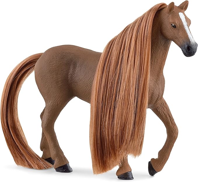 Schleich Horse Club Sofia's Beauties English Thoroughbred Mare Playset - Realistic Toy Figure with Brushable Hair and Accessories, Fun and Imaginative Play for Boys and Girls, Gift for Kids Ages 5+ - Figurio