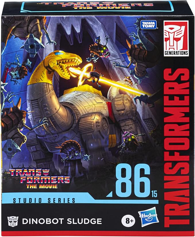 Transformers Studio Series 86-15 Leader Class The The Movie 1986 Dinobot Sludge Action Figure, Ages 8 and Up, 8.5-inch - Figurio