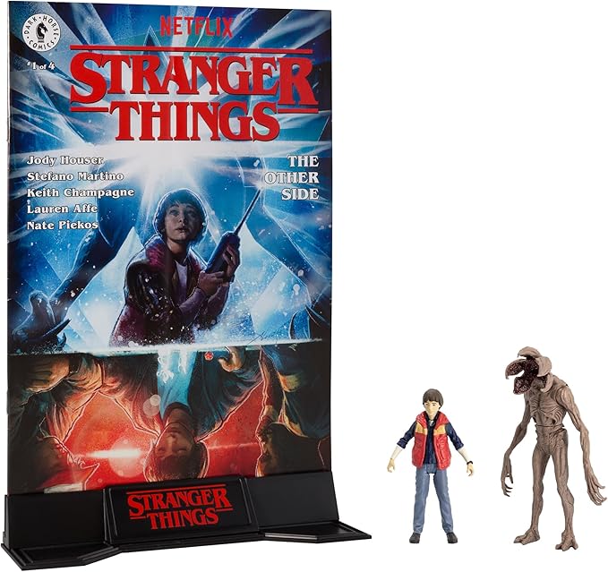 McFarlane Toys - Stranger Things Page Punchers 2pk Will Byers and Demogorgon 3in Action Figures with Comic - Figurio