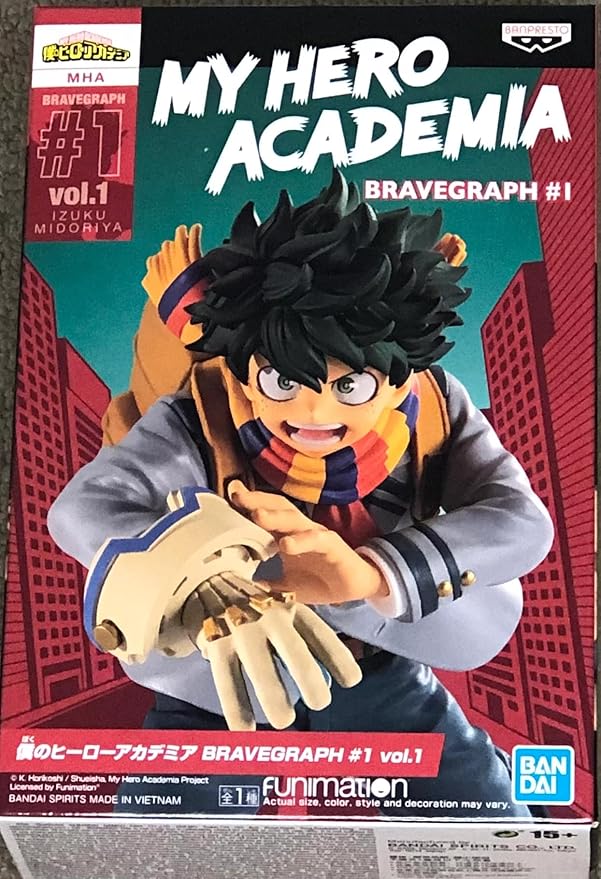 Banpresto My Hero Academia BRAVEGRAPH #1 Vol. 1 Izuku Midoriya - Figurio