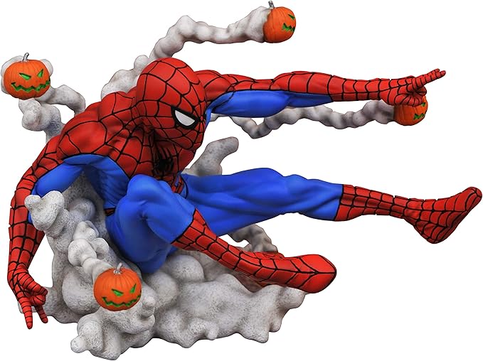 Diamond Select Toys Marvel Gallery Pumpkin Bomb Spider-Man Wall Mountable PVC Figure - Figurio