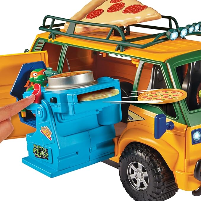 Teenage Mutant Ninja Turtles: Mutant Mayhem Pizza Fire Delivery Van by Playmates Toys - Figurio