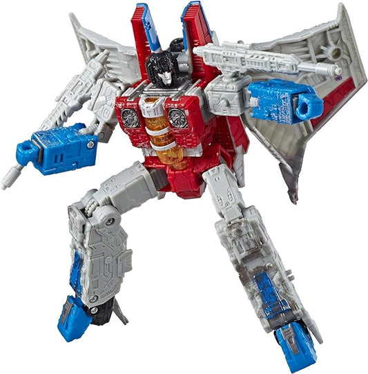 Transformers Toys Generations War for Cybertron Voyager Wfc-S24 Starscream Action Figure - Siege Chapter - Adults & Kids Ages 8 & Up, 7" - Figurio