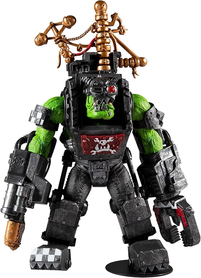 Warhammer 40,000 Ork Big Mek Mega Action Figure with Accessory - Figurio