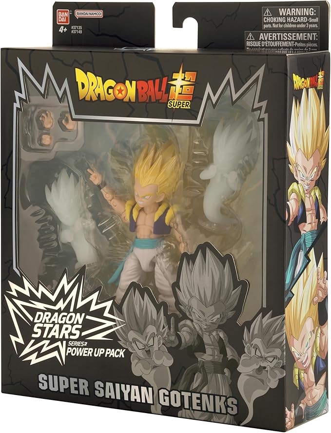 Dragon Ball Super - Dragon Stars - Super Saiyan Gotenks Power Up Pack Action Figure Set - Figurio