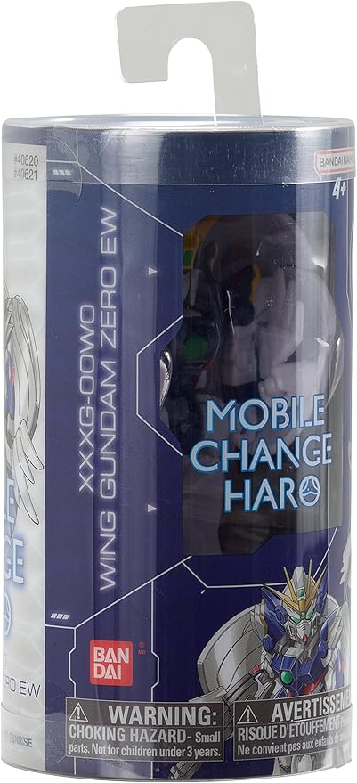 Bandai Namco - Gundam - Wing Gundam Zero (EW), Mobile Change HARO 3.5" Action Figure - Figurio