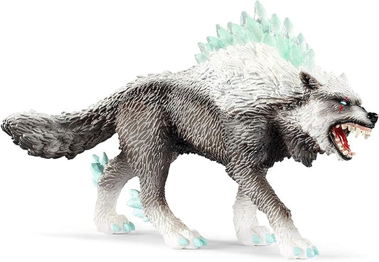 Schleich Eldrador, Eldrador Creatures, Action Figures for Boys and Girls 7-12 years old, Snow Wolf - Figurio