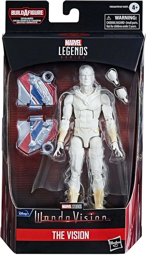 Avengers Hasbro Marvel Legends Series 6-inch Action Figure Toy Vision, Premium Design and 2 Accessories, for Ages 4 and Up , White - Figurio