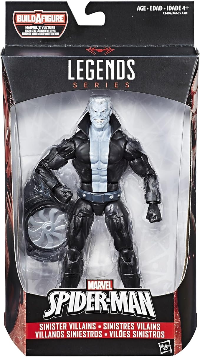 Marvel Legends Spider-Man Tombstone Action Figure (Build Vulture's Flight Gear), 6 Inches - Figurio