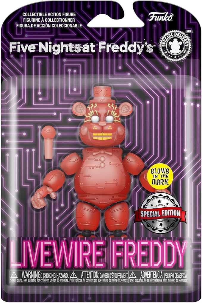 Funko Pop! Five Nights at Freddy's Livewire Freddy - Glow in The Dark Limited Edition Exclusive - Figurio