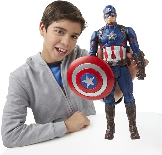 Marvel Titan Hero Series Captain America Electronic Figure - Figurio