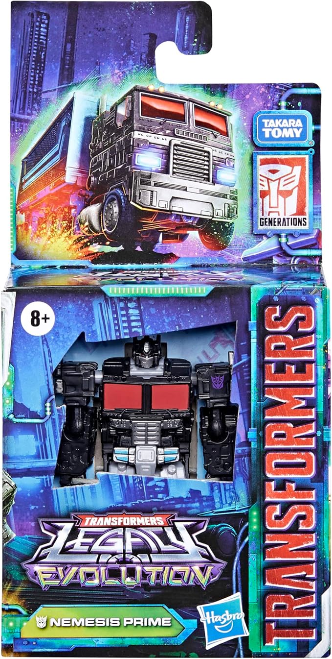 Transformers Toys Legacy Evolution Core Nemesis Prime Toy, 3.5-inch, Action Figure for Boys and Girls Ages 8 and Up - Figurio