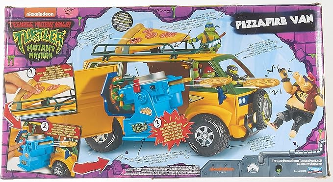 Teenage Mutant Ninja Turtles: Mutant Mayhem Pizza Fire Delivery Van by Playmates Toys - Figurio