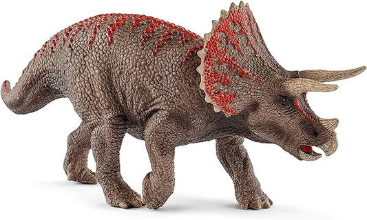 Schleich Dinosaurs Realistic Triceratops Dinosaur Figure - Authentic and Highly Detailed Prehistoric Jurassic Dino Toy, Highly Durable for Education and Fun for Boys and Girls, Ages 4+ - Figurio