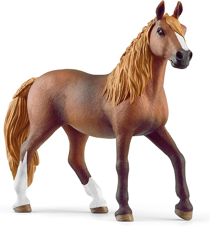 Schleich Horse Club 2023 Authentic Majestic Peruvian Pasos Mare Horse Figurine - Realistic Detailed Riding Horse Mare Toy for Boys and Girls Imagination and Play, Highly Durable Gift for Kids Ages 5+ - Figurio