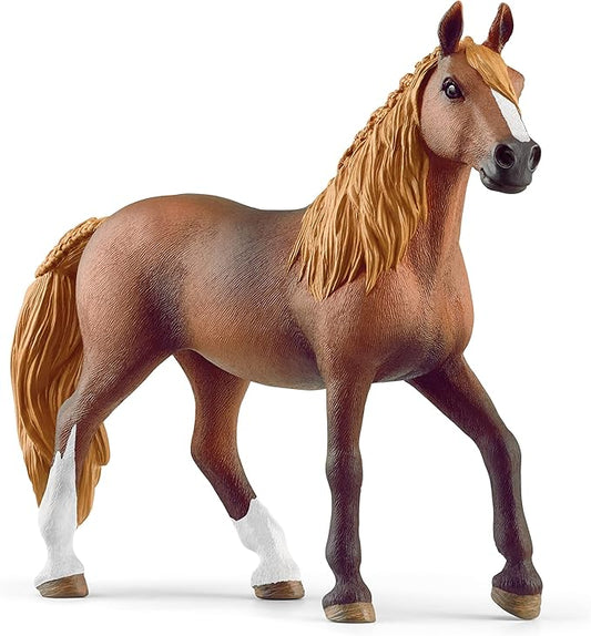 Schleich Horse Club 2023 Authentic Majestic Peruvian Pasos Mare Horse Figurine - Realistic Detailed Riding Horse Mare Toy for Boys and Girls Imagination and Play, Highly Durable Gift for Kids Ages 5+ - Figurio