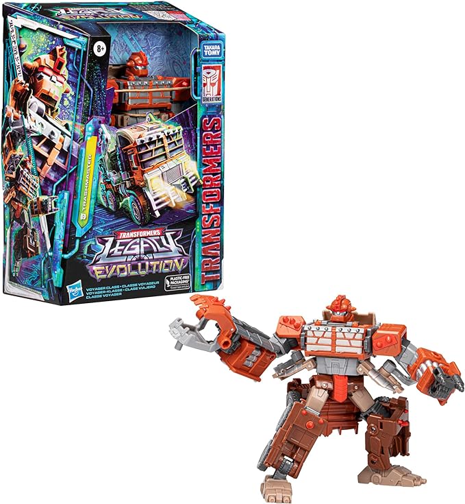 Transformers Toys Legacy Evolution Voyager Class Trashmaster Toy, 7-inch, Action Figure for Boys and Girls Ages 8 and Up - Figurio