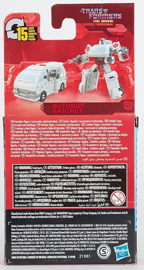 Transformers Toys Studio Series Core Class The The Movie Autobot Ratchet Action Figure - Ages 8 and Up, 3.5-inch - Figurio