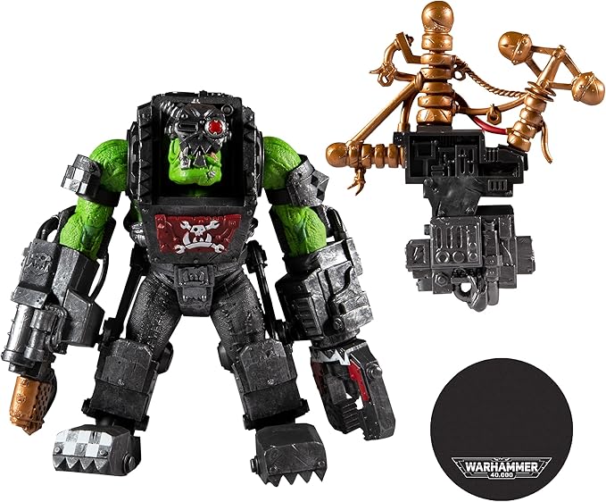 Warhammer 40,000 Ork Big Mek Mega Action Figure with Accessory - Figurio