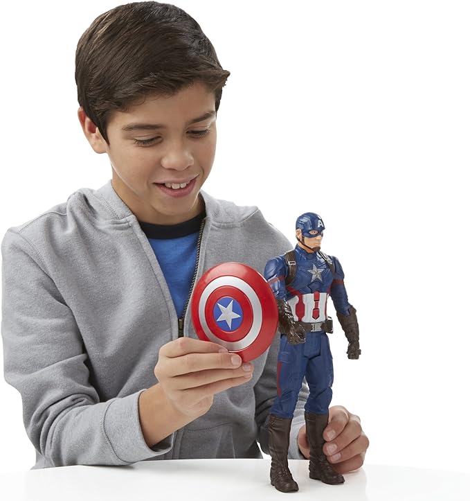 Marvel Titan Hero Series Captain America Electronic Figure - Figurio