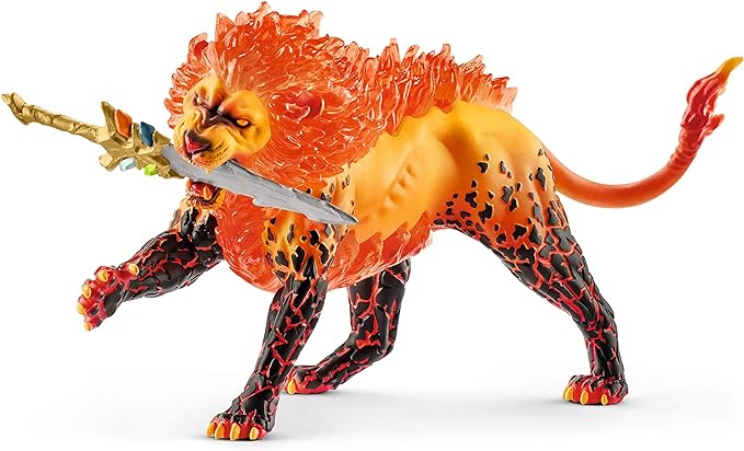 Schleich Eldrador Creatures, Mythical Creatures Toys for Kids, Battle for The Super Weapon Set with Ice Monster and Lava Monster Action Figures, 5 Pieces, Ages 7+ - Figurio