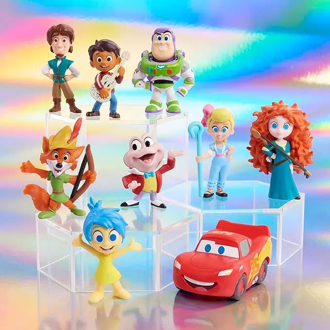 Disney100 Years of Spirited Adventures, Limited Edition 9-piece Figure Set, Kids Toys for Ages 3 Up by Just Play - Figurio