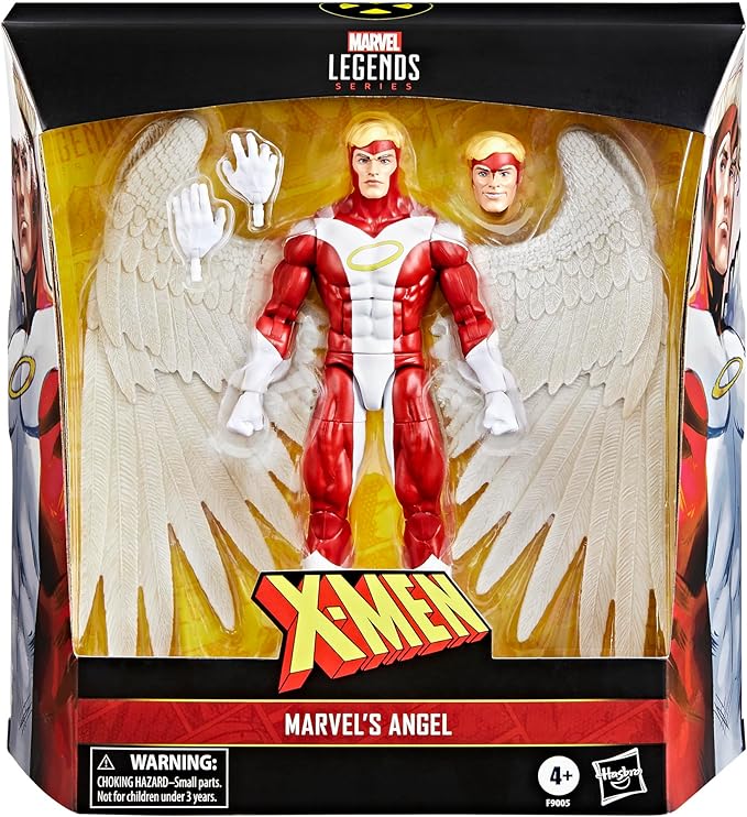 Marvel Legends Series Angel, Deluxe X-Men Comics Collectible 6-Inch Action Figure - Figurio