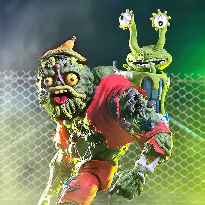 Super7 Ultimates Teenage Mutant Ninja Turtles Muckman and Joe Eyeball - 7" TMNT Action Figure with Accessories Classic Cartoon Collectibles and Retro Toys - Figurio