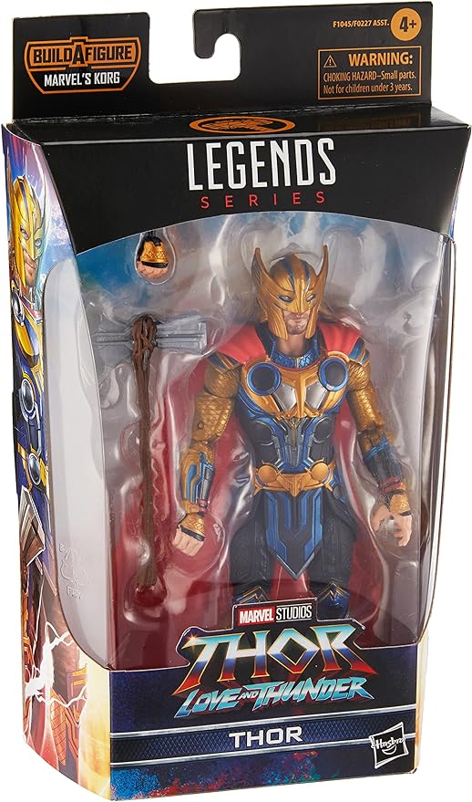 Marvel Legends Series Thor: Love and Thunder Thor Action Figure 6-inch Collectible Toy, 3 Accessories - Figurio